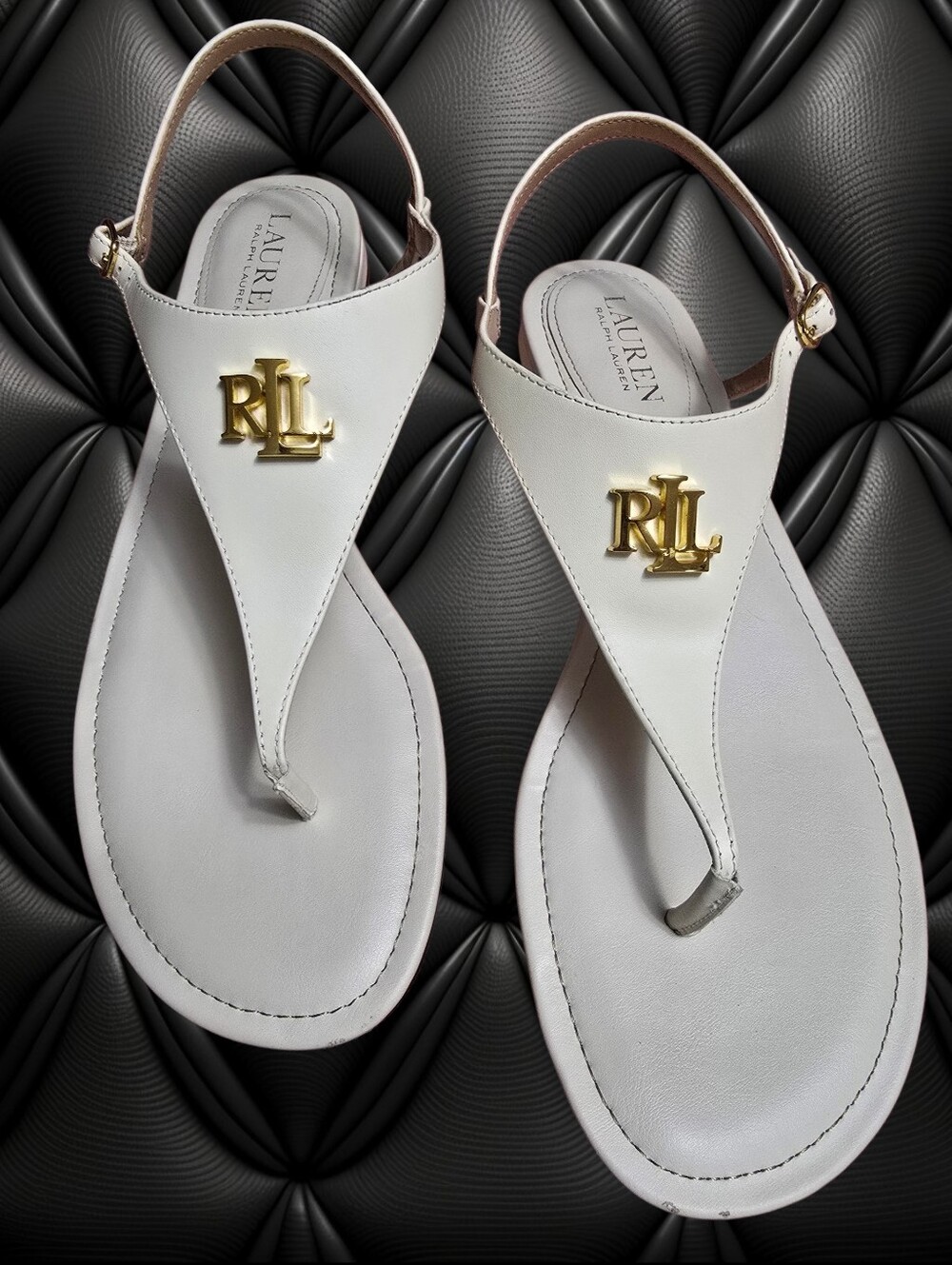 Lauren Ralph Lauren  Ellington T-Strap Sandals